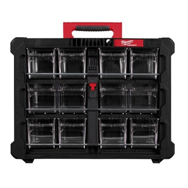 Vendita online Cassettiera Packout™ organiser con contenitori 500x386x170 mm.